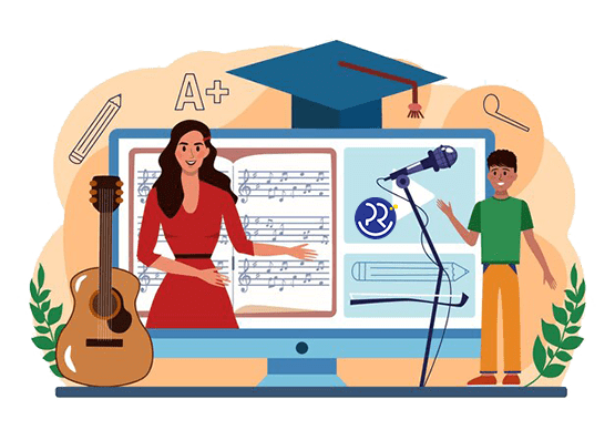 امکانات طراحی سایت آموزش موسیقی قانون
